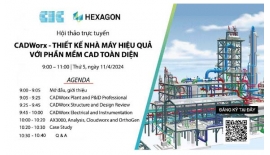 Đừng bỏ lỡ sự kiện tháng 4: Webinar CADWorx...