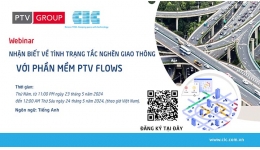 Webinar: Nhận biết  về tình trạng tắc nghẽn giao thông với PTV Flows