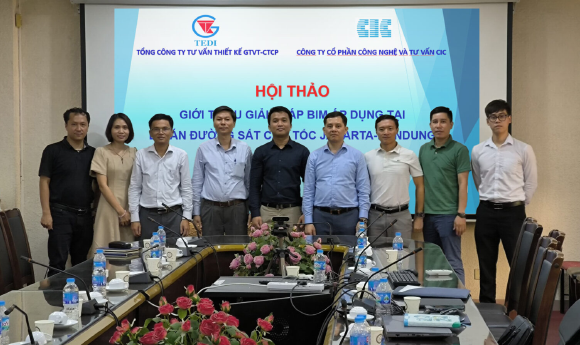 CIC và TEDI tổ chức Hội thảo Giới thiệu Giải pháp BIM áp dụng tại dự án Đường sắt cao tốc Jakarta-Bandung