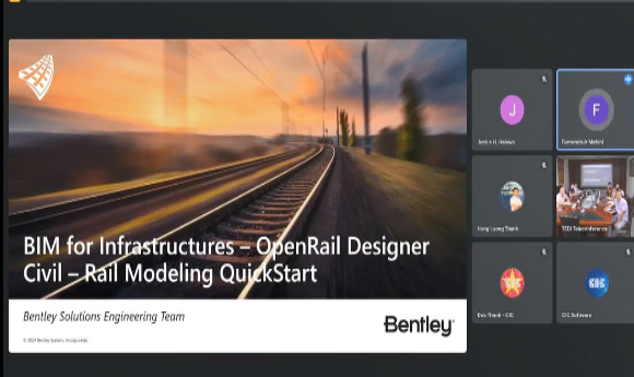 Webinar N0.1: Applying Bentley Solutions in High-Speed Railway Design