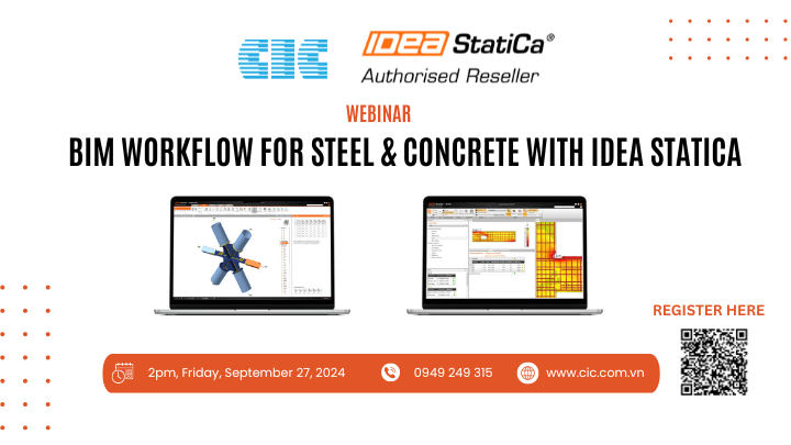 Webinar: BIM WORKFLOW for Steel & Concrete WITH IDEA STATICA