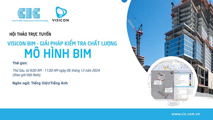 December Online Webinar: Visicon BIM - BIM Model Quality Checking Solution, Enhancing Project Efficiency